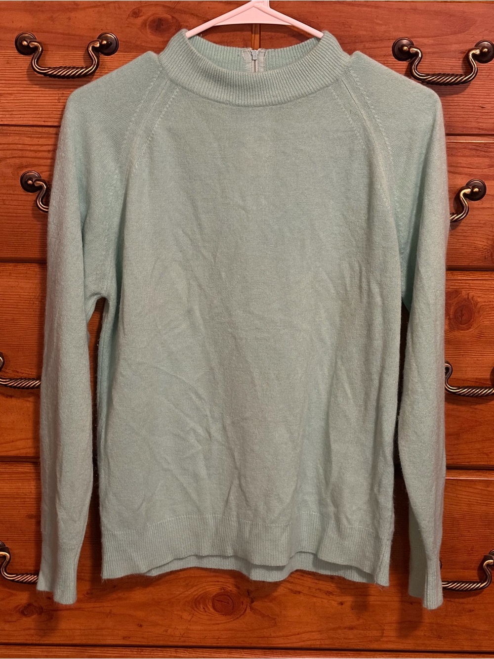 Designers Originals Light Aqua Turtleneck Sweater